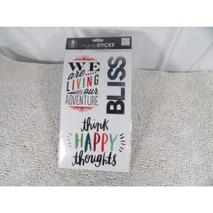 Me & My Big Ideas Multicolor Mambi Sticks Scrapbooking Sticker 8 Sheets